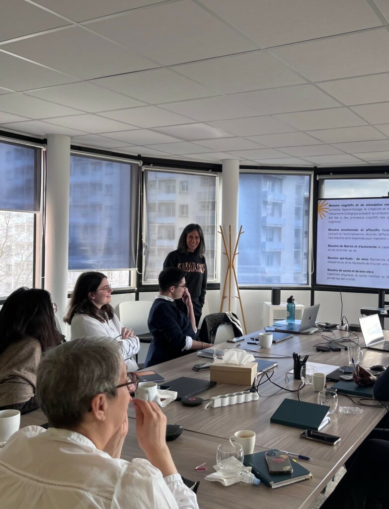 Anne Roumegoux, atelier santé mentale entreprise